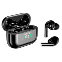 AWEI Bluetooth 5.1 T29P TWS headphones + docking station black/black