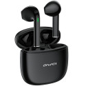 AWEI Bluetooth 5.3 T26 Pro TWS headphones + docking station black/black