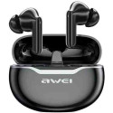 AWEI Bluetooth 5.3 T50 ENC headphones + docking station black/black