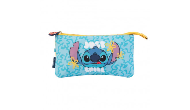 Disney Stitch - Piórnik 3-komorowy z kolekcji Tropical