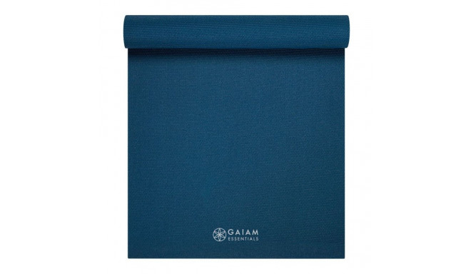 Yoga mat Gaiam Essentials 6 mm with heart Navy 63314