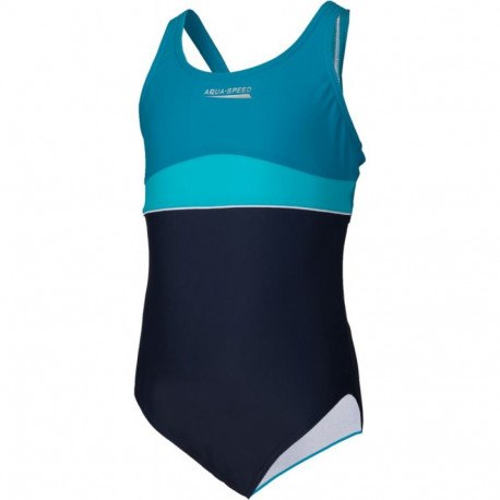Aqua-Speed EMILY Junior Navy Blue Swimsuit (134)