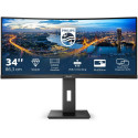 "86,4cm/34"" (3440x1440) Philips B Line 346B1C 21:9 UWQHD Curved 5ms 100Hz HDMI DP USB-C Speaker Bla