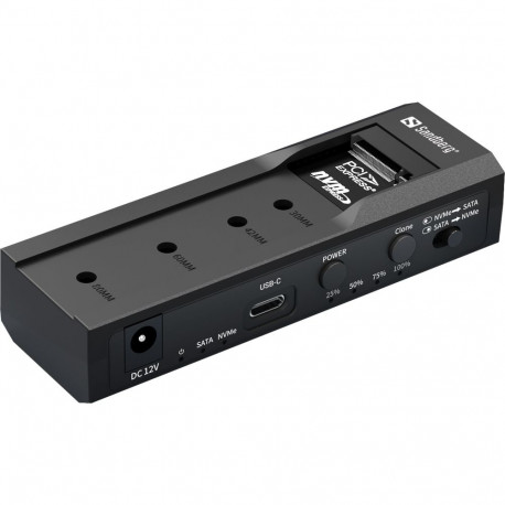Sandberg klooner ja dokkimisjaam 136-49 USB-C 3.2 M2/NVMe/SATA jaoks