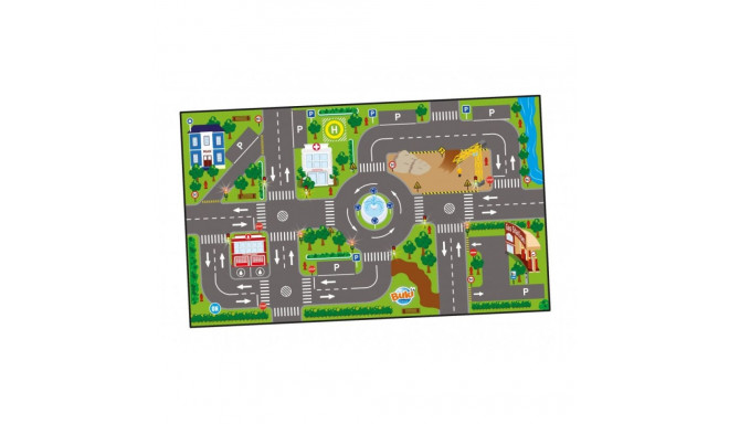 Игровой коврик Playmat City Buki из мягкой ткани