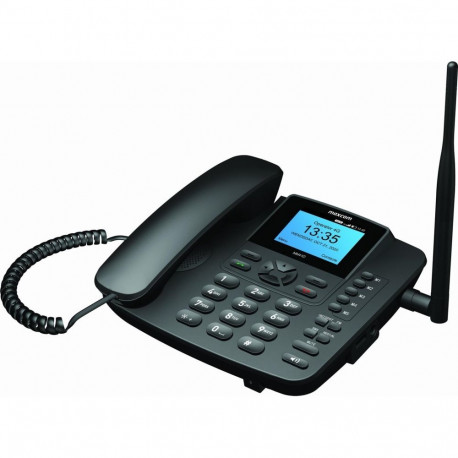 MaxCom telefon Comfort MM41D numbrinäit, must