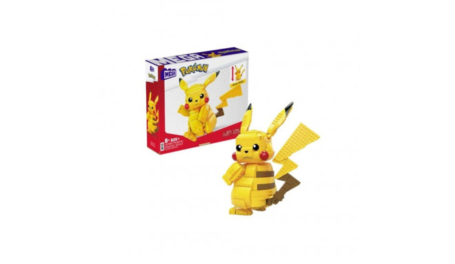 MEGA Pokémon ehituskomplekt jumbo Pikachu (825 osa) 12-tolline mänguasi lastele