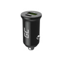 Green Cell GC CADM-GC-38AC - USB-Ladegeraet 38 W 1x USB-C USB-A schwarz Flashlight, GPS, Headphones,