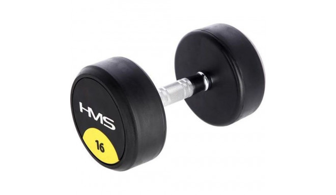 Rubberised dumbbell 16kg HMS HG PRO 16