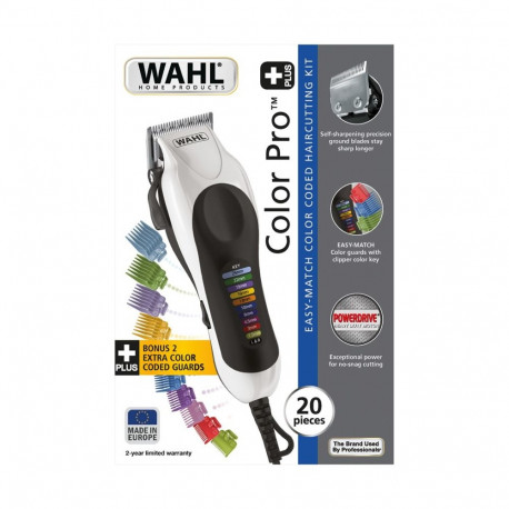 Wahl juukselõikur Color Pro Plus 10, must, valge