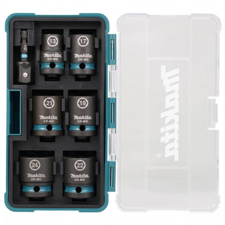 Makita E-16592 löökpadrun Löökpadrunite komplekt Must, Sinakasroheline