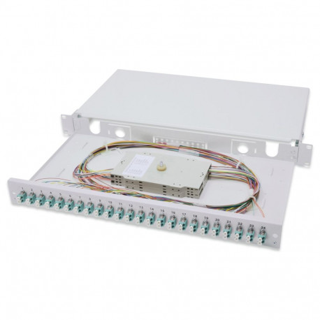 Digitus varustatud fiiberoptiline liitmiskarp LC OM3