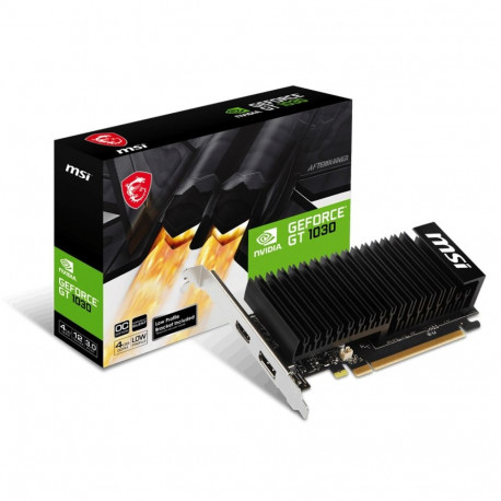 MSI graafikakaart GeForce GT 1030 4GHD4 LP OC NVIDIA 4GB GDDR4