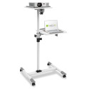 Techly Universal Trolley for Notebook / Projector, White ICA-TB TPM-6