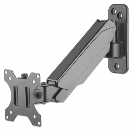 Manhattan TV & Monitor Mount, Wall, Spring Arm, 1 screen, Screen Sizes: 17-32", Black, VESA 75x75 to