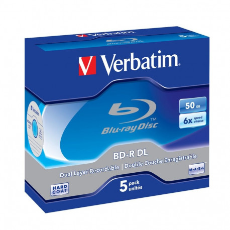 Verbatim tühi Blu-ray plaat 43748 BD-R 50GB, 5tk