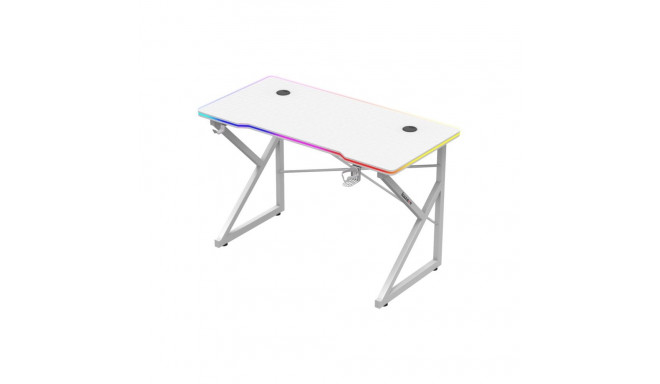 Huzaro Hero 1.7 RGB White - gaming table