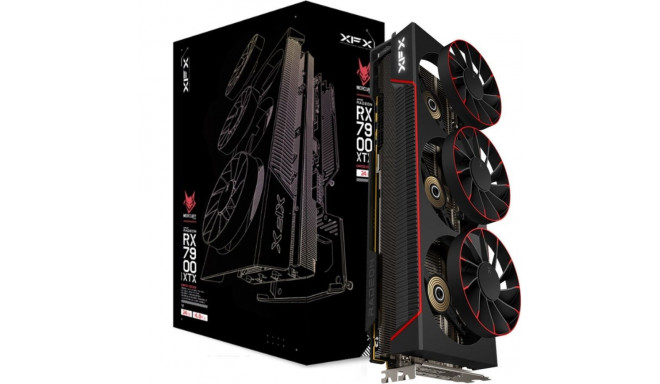 XFX Mercury AMD Radeon RX 7900 XTX Magnetic Air Gaming Graphics Card