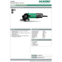 Hikoki G13SB4YGZ angle grinder 3.1 kg