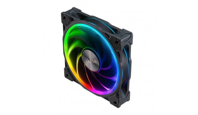 Akasa SOHO AR arvutikorpuse ventilaator 12 cm must, läbipaistev 1 tk