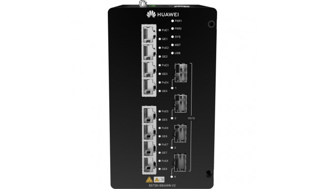 Huawei CloudEngine S5735I-S8U4XN-V2 Hallatav Gigabit Ethernet (10/100/1000) Power over Ethernet (PoE