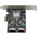 StarTech.com 8 Port SATA PCIe Card - PCI Express 6Gbps SATA Expansion Adapter Card with 4 Host Contr