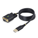 StarTech.com 3ft (1m) USB to Null Modem Serial Adapter Cable, Interchangeable DB9 Screws/Nuts, COM R