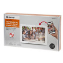 Denver PFF-1037W digital photo frame White 25.6 cm (10.1") Touchscreen Wi-Fi