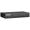 Intellinet 8-Port Fast Ethernet Office Switch, Desktop Size, Metal, IEEE 802.3az (Energy Efficient E