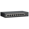 Intellinet 8-Port Fast Ethernet Office Switch, Desktop Size, Metal, IEEE 802.3az (Energy Efficient E
