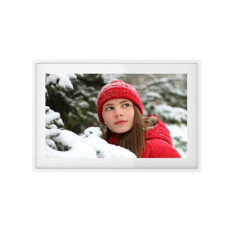 Denver PFF-1021 digital photo frame White 25.6 cm (10.1") Touchscreen Wi-Fi