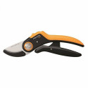 Fiskars Plus PowerLever pruning shears Anvil Black, Orange