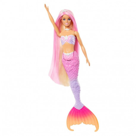 Barbie merineitsinukk A Touch of Magic „Malibu“, värvimuutva funktsiooni, delfiinist lemmiklooma ja 