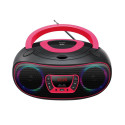 Denver TCL-212BT PINK CD player Portable CD player Black, Pink