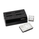 StarTech.com 4-Bay USB 3.0 to SATA Hard Drive Docking Station, USB Hard Drive Dock, External 2.5/3.5