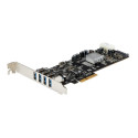 StarTech.com 4 Port USB 3.0 PCIe Card w/ 4 Dedicated 5Gbps Channels (USB 3.1 Gen 1) - UASP - SATA / 