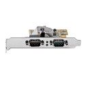 StarTech.com 2-Port PCI Express Serial Interface Card, Dual Port PCIe to RS232 (DB9) Serial Card, 16