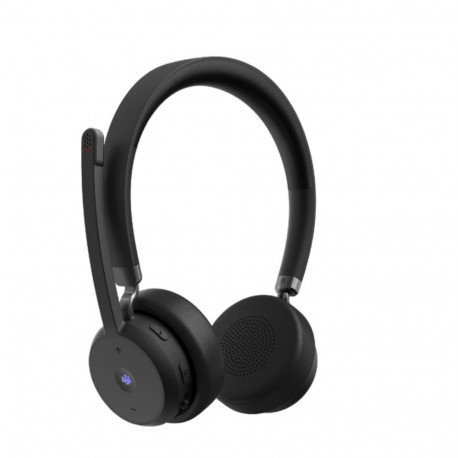 Lenovo juhtmevaba VoIP peakomplekt peavõru kontor/kõnekeskus Bluetooth must