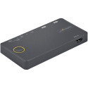 StarTech.com 2 Port Hybrid USB-A + HDMI & USB-C KVM Switch - Single 4K 60Hz HDMI 2.0 Monitor - Compa