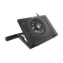 GENESIS Oxid 450 laptop cooling pad 39.6 cm (15.6") 2400 RPM Black