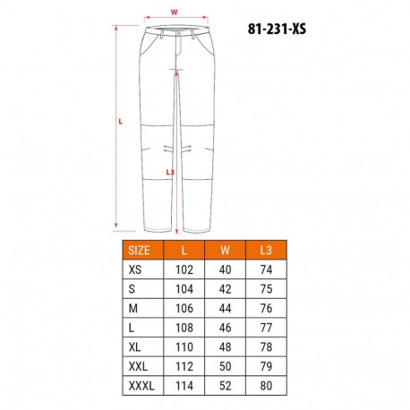 NEO tools kaitsepüksid 81-231-XS