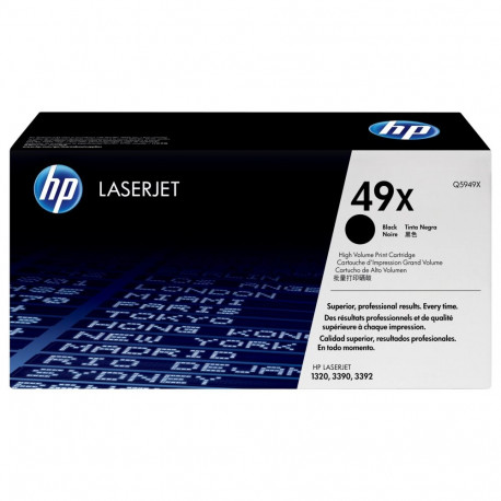 HP 49X suure tootlikkusega must originaal LaserJet toonerikassett