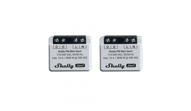 Shelly Set of 2 Shelly PM Mini Gen3 Controllers