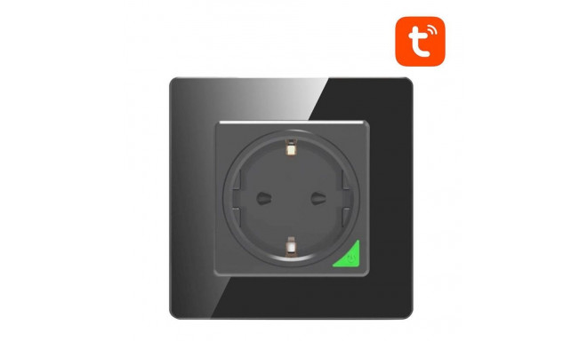 Avatto Smart WiFi Wall Socket Avatto N-WOT10-EU-B TUYA (black)