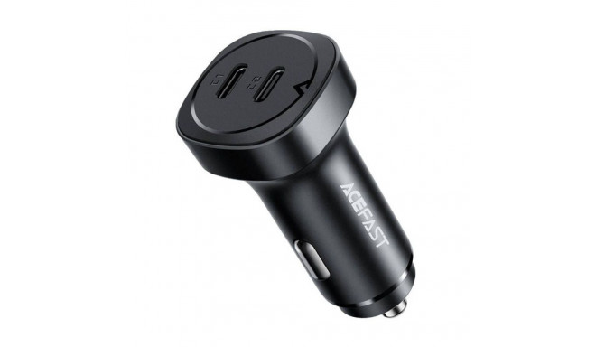 Acefast Car Charger Acefast B2, 72W, 2x USB-C (black)