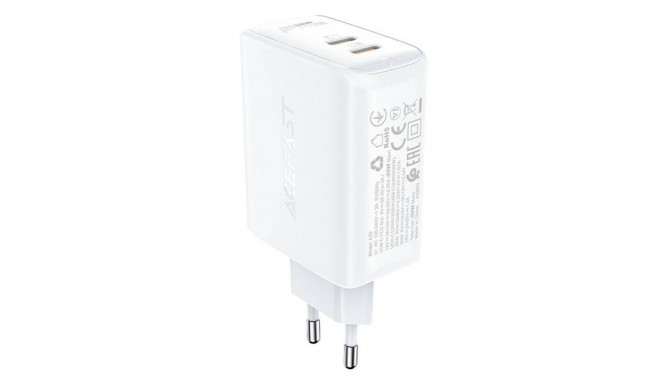 Acefast Wall charger Acefast A29 PD50W GAN, 2x USB, 50W (white)