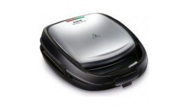 TEFAL Sandwich Maker SW341D12 Snack Time 700 W, Number of plates 2, Stainless Steel/Black