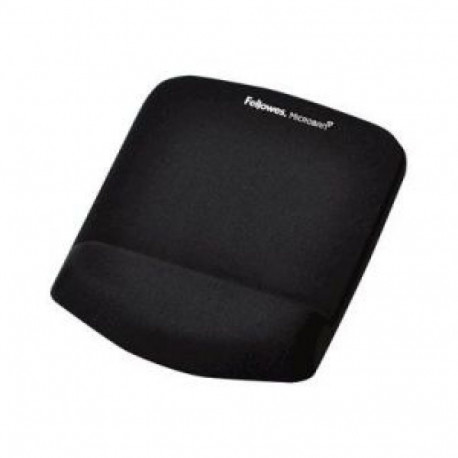 Fellowes Mouse pad with wrist support PlushTouch, black