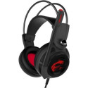 MSI DS502 Gaming Headset, Wired, Black/Red