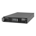 QOLTEC 52286 Uninterruptible Power Supply UPS for RACK / 2.4kVA / 2400W / Power factor 1.0 / LCD / E